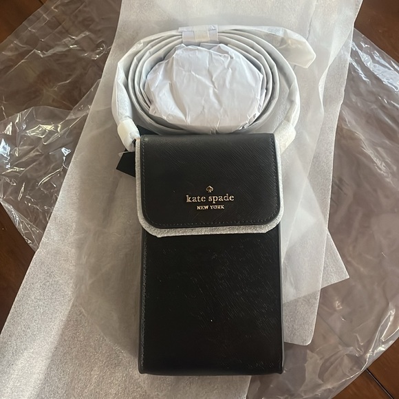 KATE SPADE MADISON NORTH SOUTH FLAP PHONE CROSSBODY - Picture 3 of 3